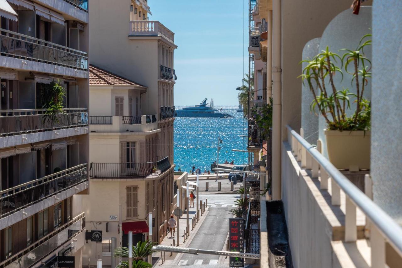 Large Studio - 50M Cannes Beach - Terrace Sea View Ngoại thất bức ảnh