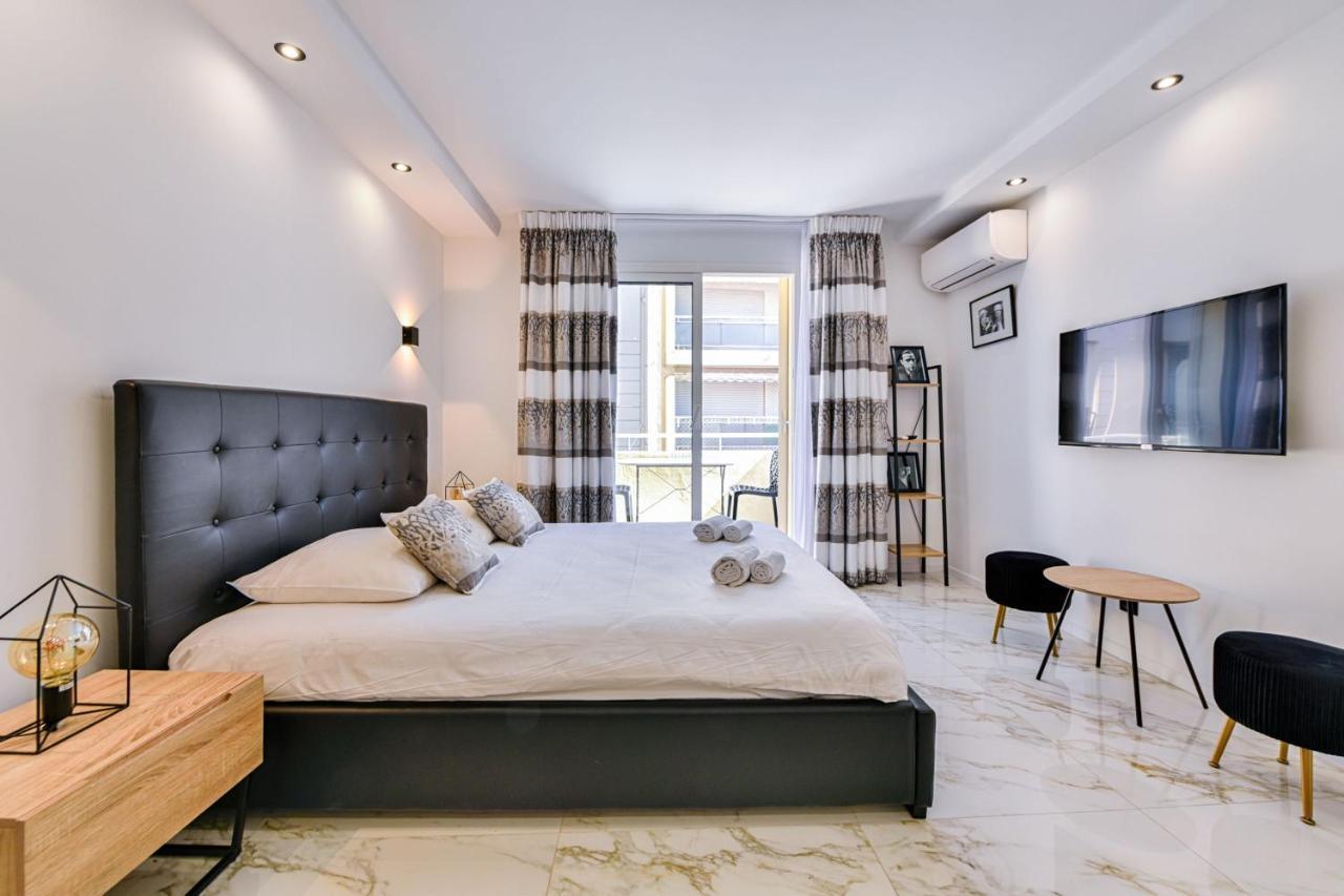 Large Studio - 50M Cannes Beach - Terrace Sea View Ngoại thất bức ảnh