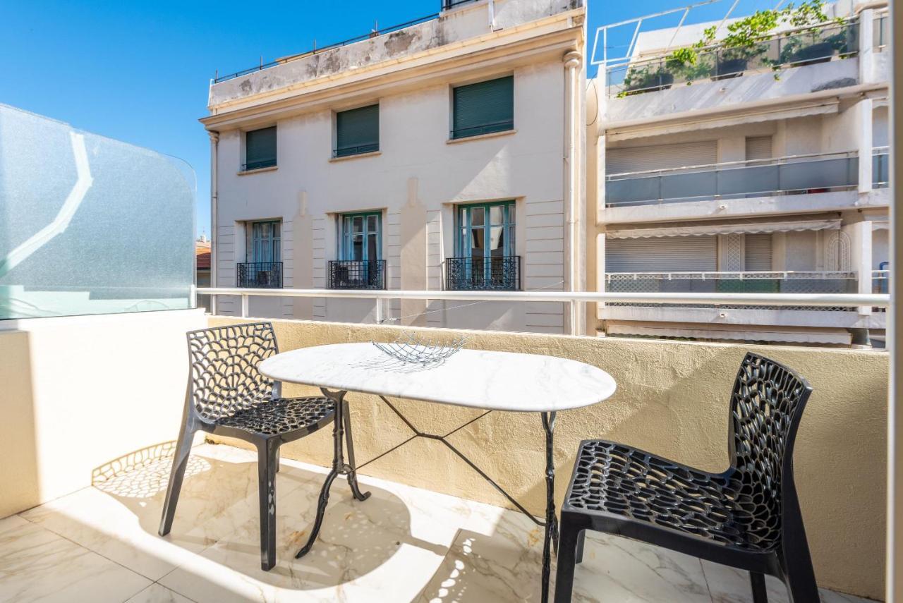 Large Studio - 50M Cannes Beach - Terrace Sea View Ngoại thất bức ảnh