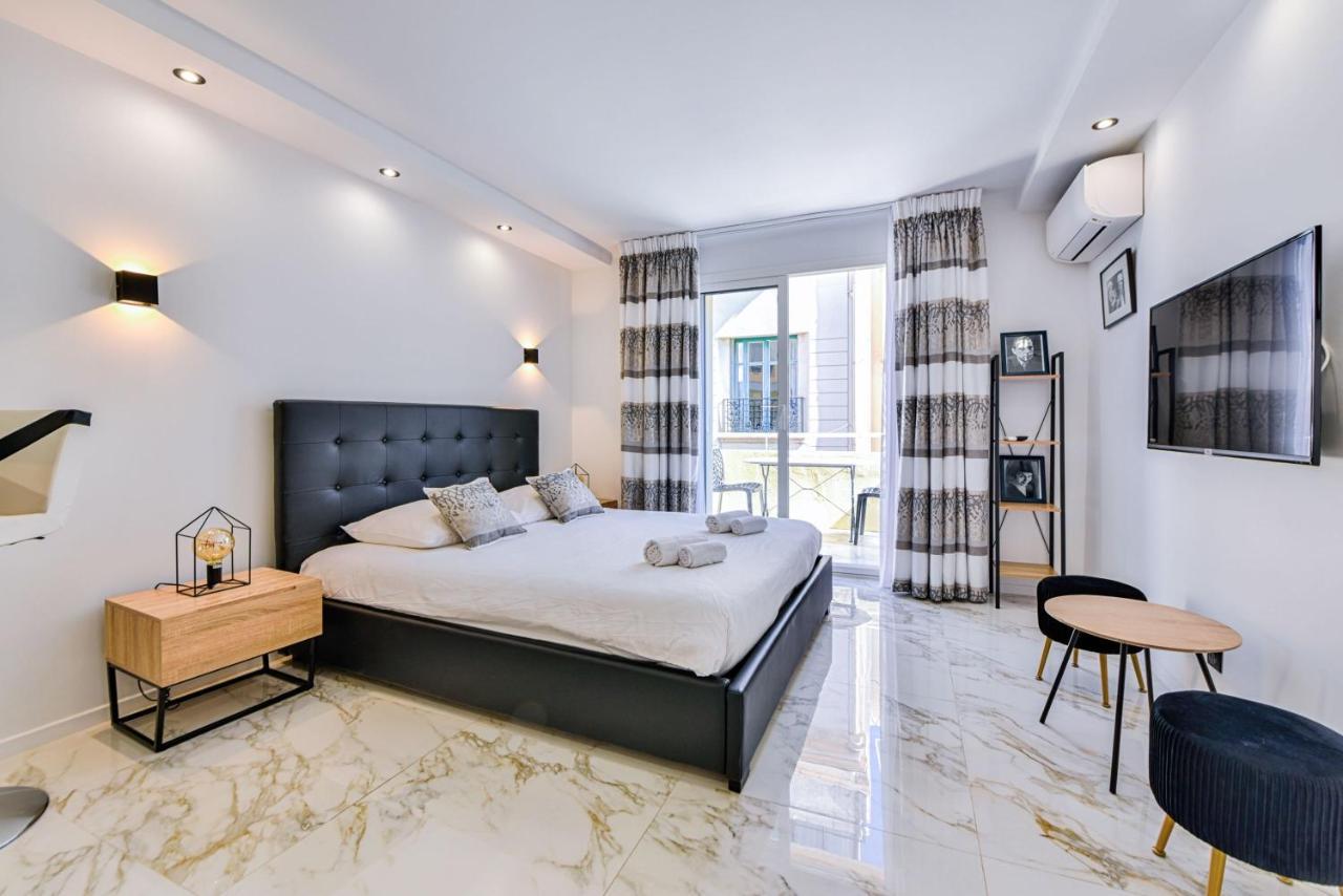 Large Studio - 50M Cannes Beach - Terrace Sea View Ngoại thất bức ảnh